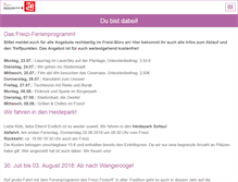 Tablet Screenshot of jugendzentrum-findorff.de